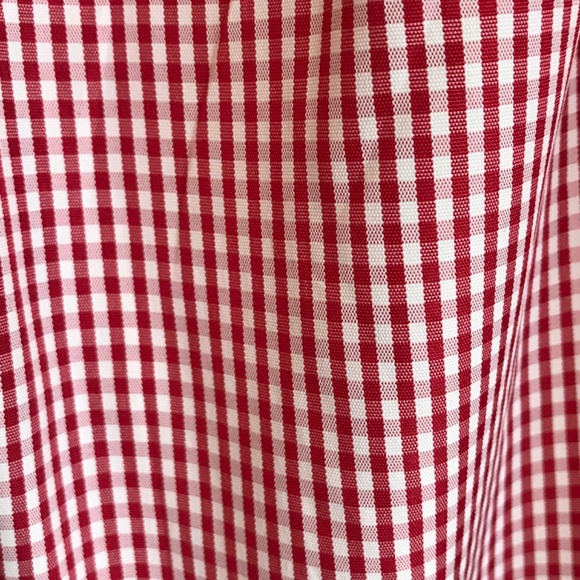 IZURIA Red Maxi Dress Polka Dot Gingham Check NWOT Women’s Plus Size 1X - Picture 7 of 16